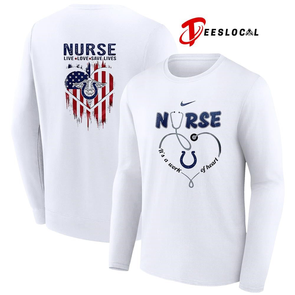 Indianapolis Colts x Army nurse it’s a work of heart shirt