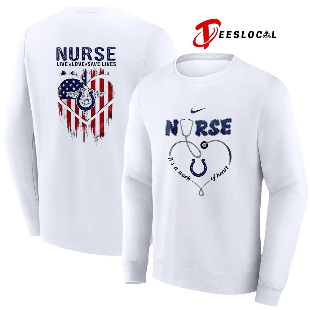 Indianapolis Colts x Army nurse it’s a work of heart shirt