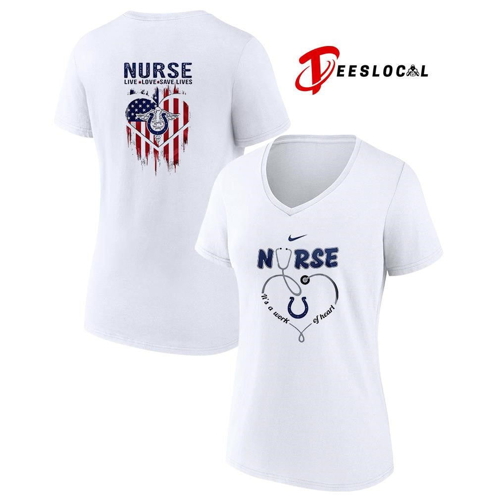 Indianapolis Colts x Army nurse it’s a work of heart shirt