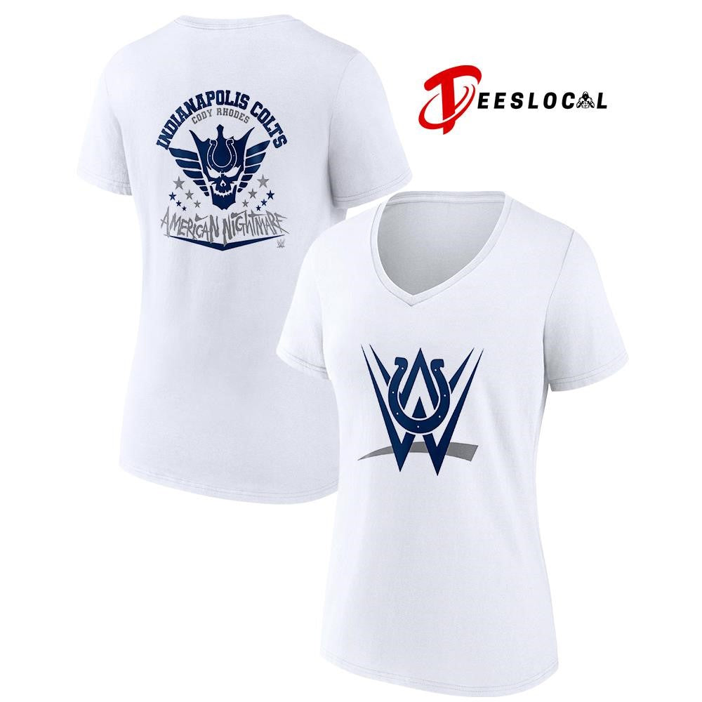 Indianapolis Colts x Cody Rhones American nightmare logo shirt