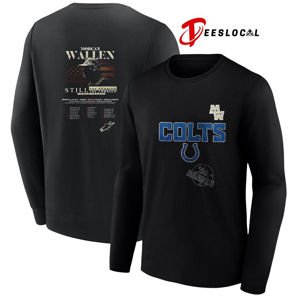 Indianapolis Colts x Morgan Wallen Still the Problem tour 2026 signature shirt