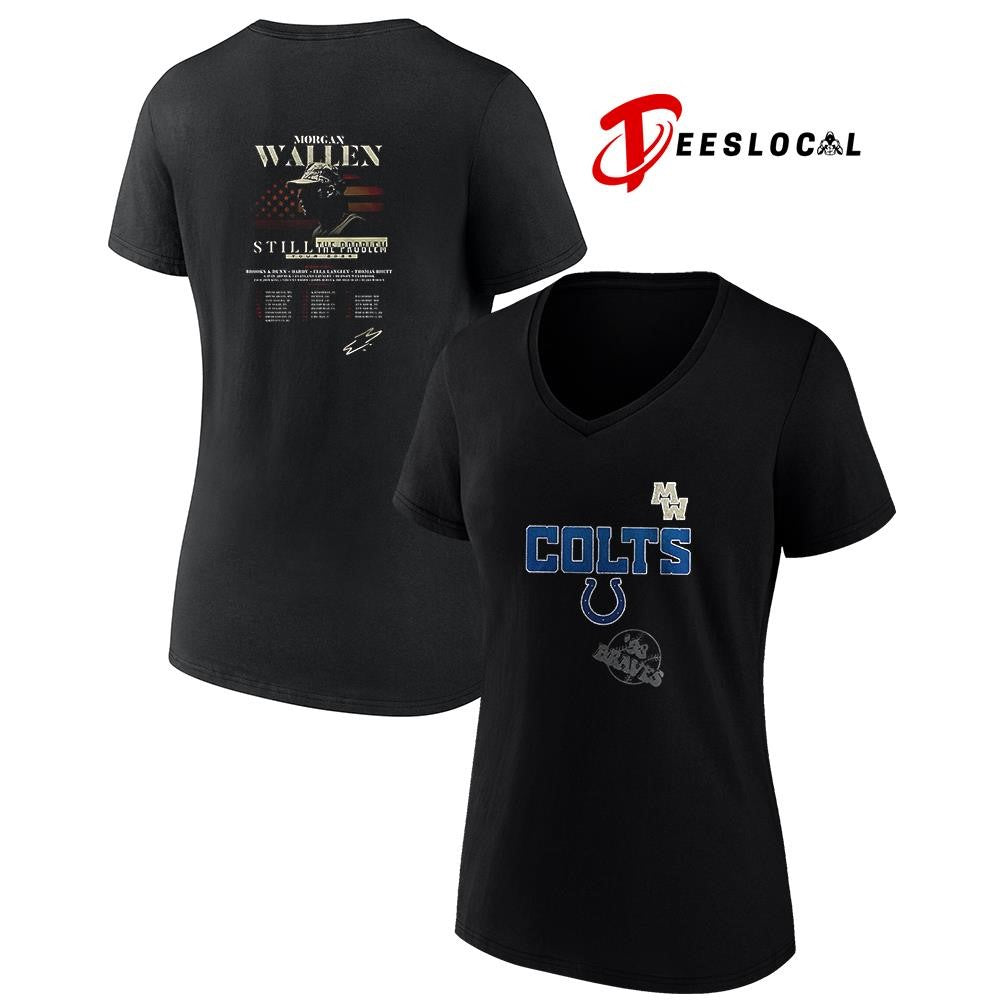 Indianapolis Colts x Morgan Wallen Still the Problem tour 2026 signature shirt