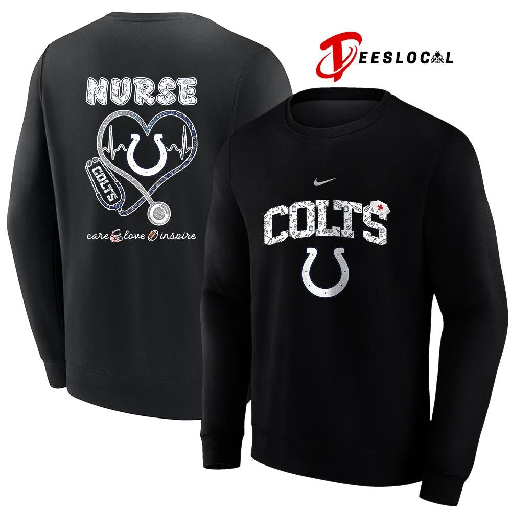 Indianapolis Colts x Nurse care love inspire logo shirt