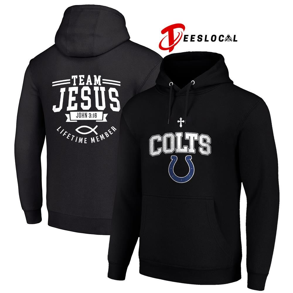 Indianapolis Colts x team Jesus lifetime member John 3 16 logo shirt