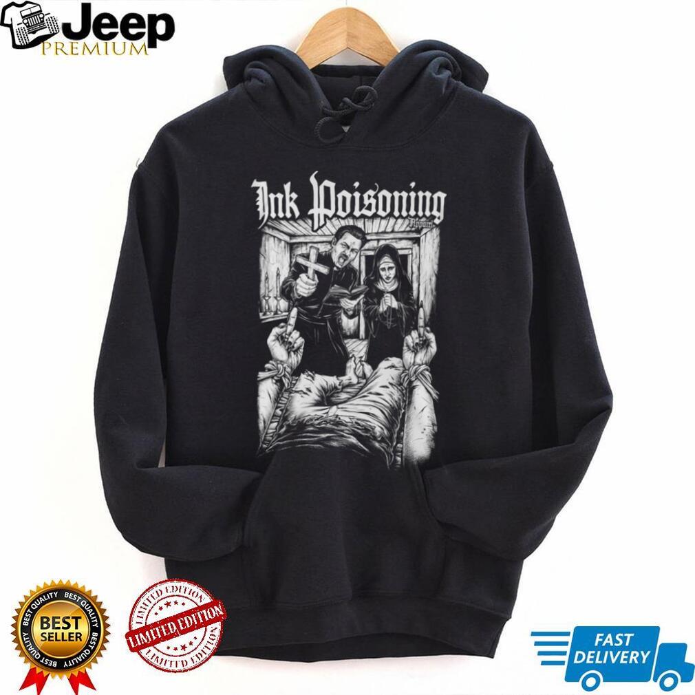 Ink Poisoning Dark Horror Priest And Nun Gothic Art T Shirt