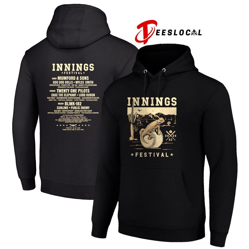 Innings Festival Tempe Arizona 2026 desert slider lineup shirt