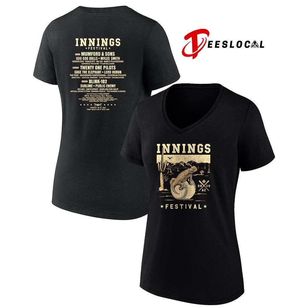 Innings Festival Tempe Arizona 2026 desert slider lineup shirt