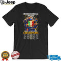 Internazionale Milano Serie A 2025 2026 Champions T Shirt Inter Milan Squad Signatures T Shirt