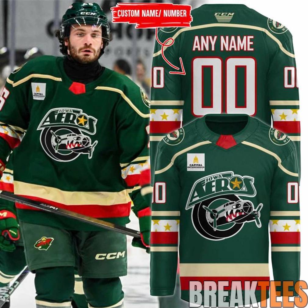 Iowa Aeros Veterans Appreciation Night Hockey Jersey