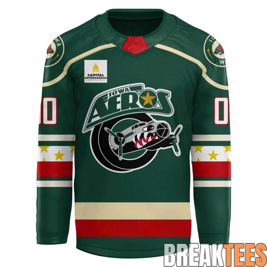 Iowa Aeros Veterans Appreciation Night Hockey Jersey