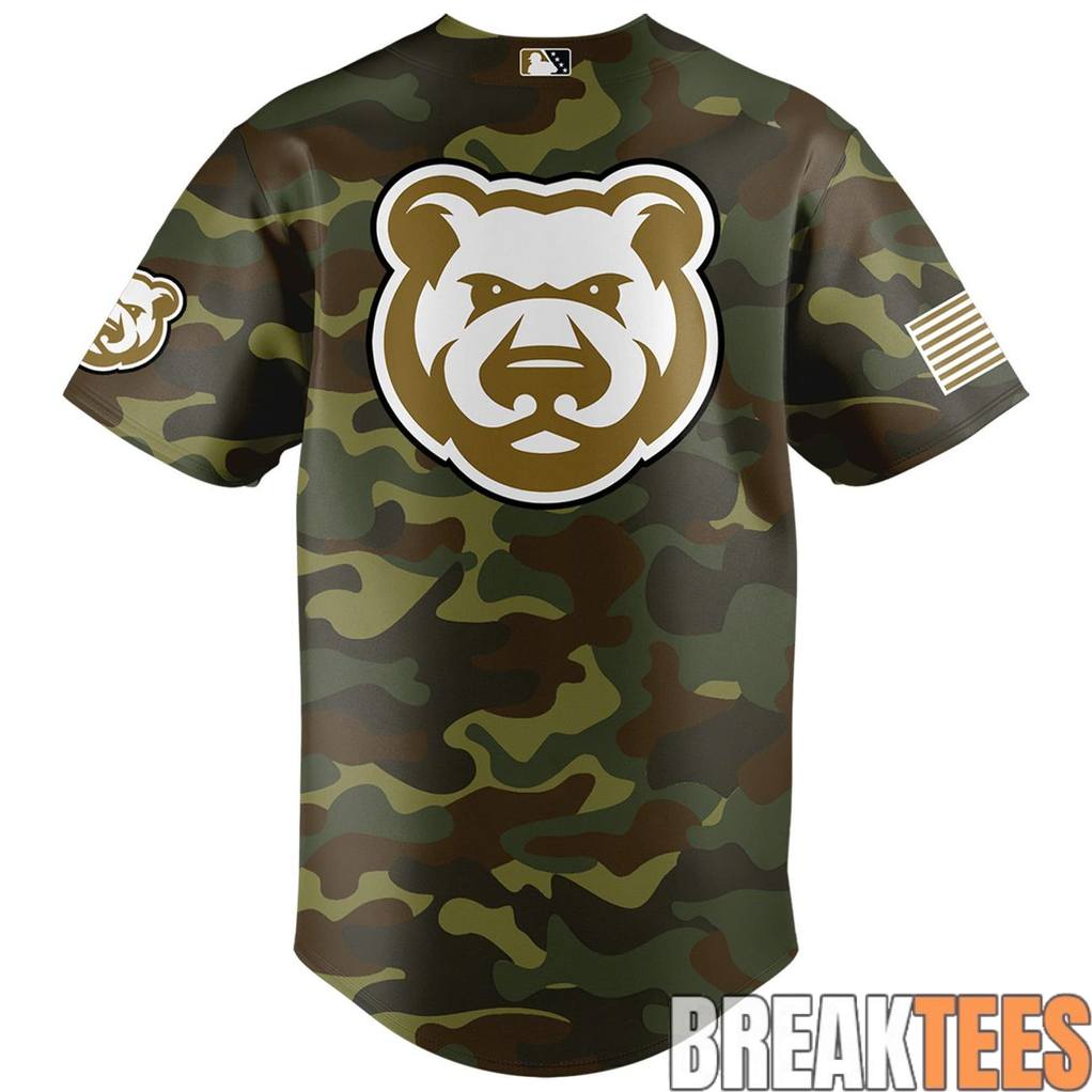Iowa Cubs 2026 Armed Forces Custom Baseball Jersey