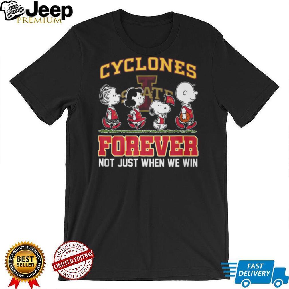 Iowa State Cyclones Forever Peanuts Walking Gang T Shirt