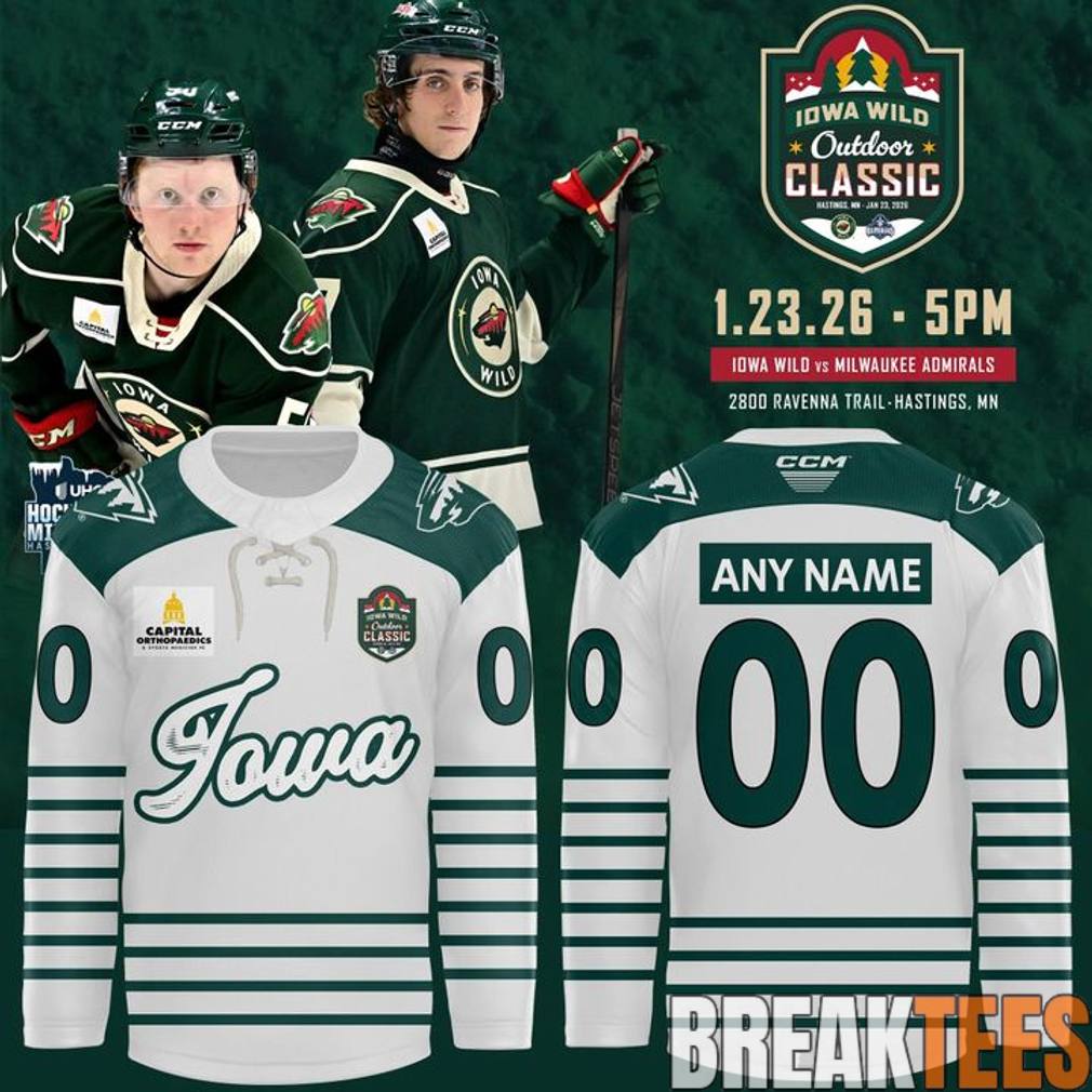 Iowa Wild Outdoor Classic Hockey Jersey