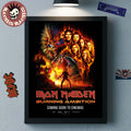 Iron Maiden Burning Ambition Movie Poster Canvas For Home Decor