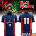 Iron Maiden Run For Your Lives 2026 Tour Polo Shirt