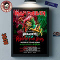 Iron Maiden Run For Your Lives World Tour 2026 Australia And New Zealand With Megadeth Schedule Dates Home Decor Poster Canvas