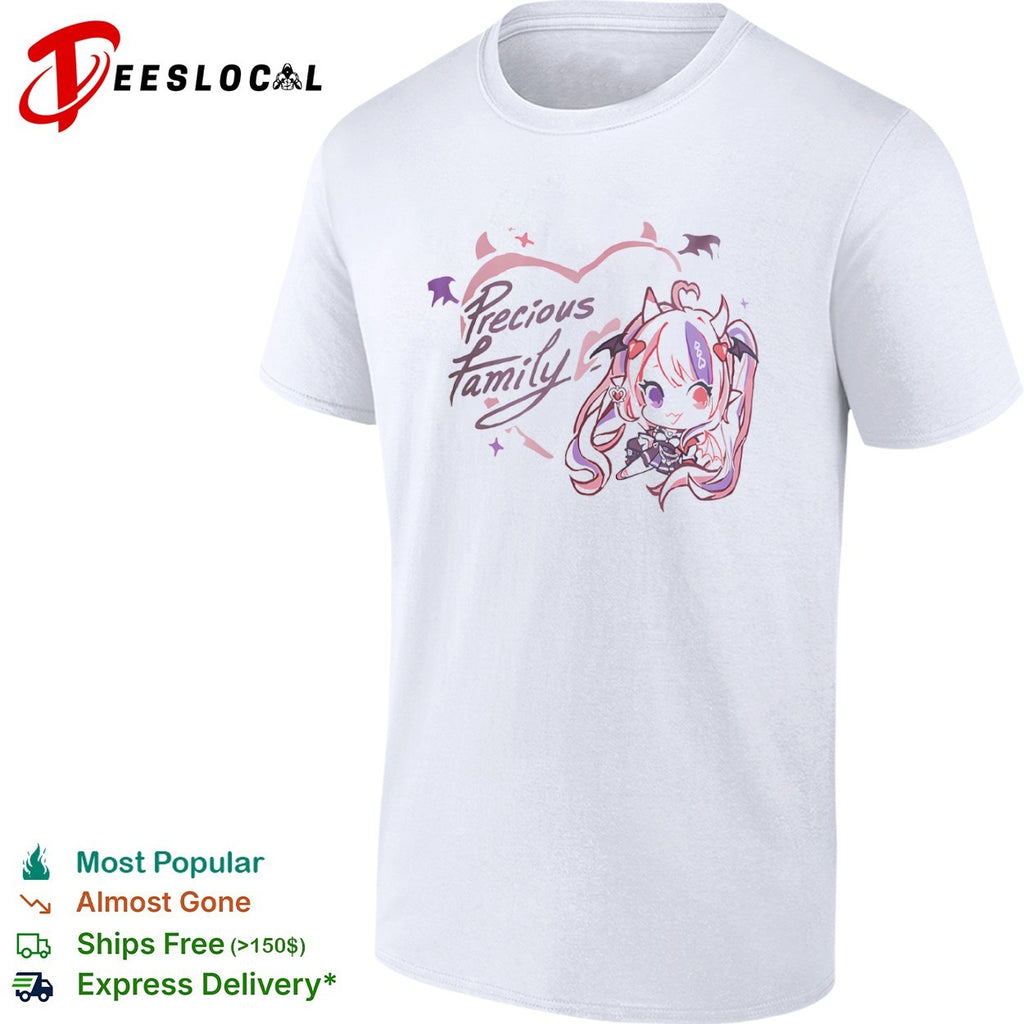 Ironmouse Precious Family VTuber Anime Chibi Character Kawaii Demon shirt