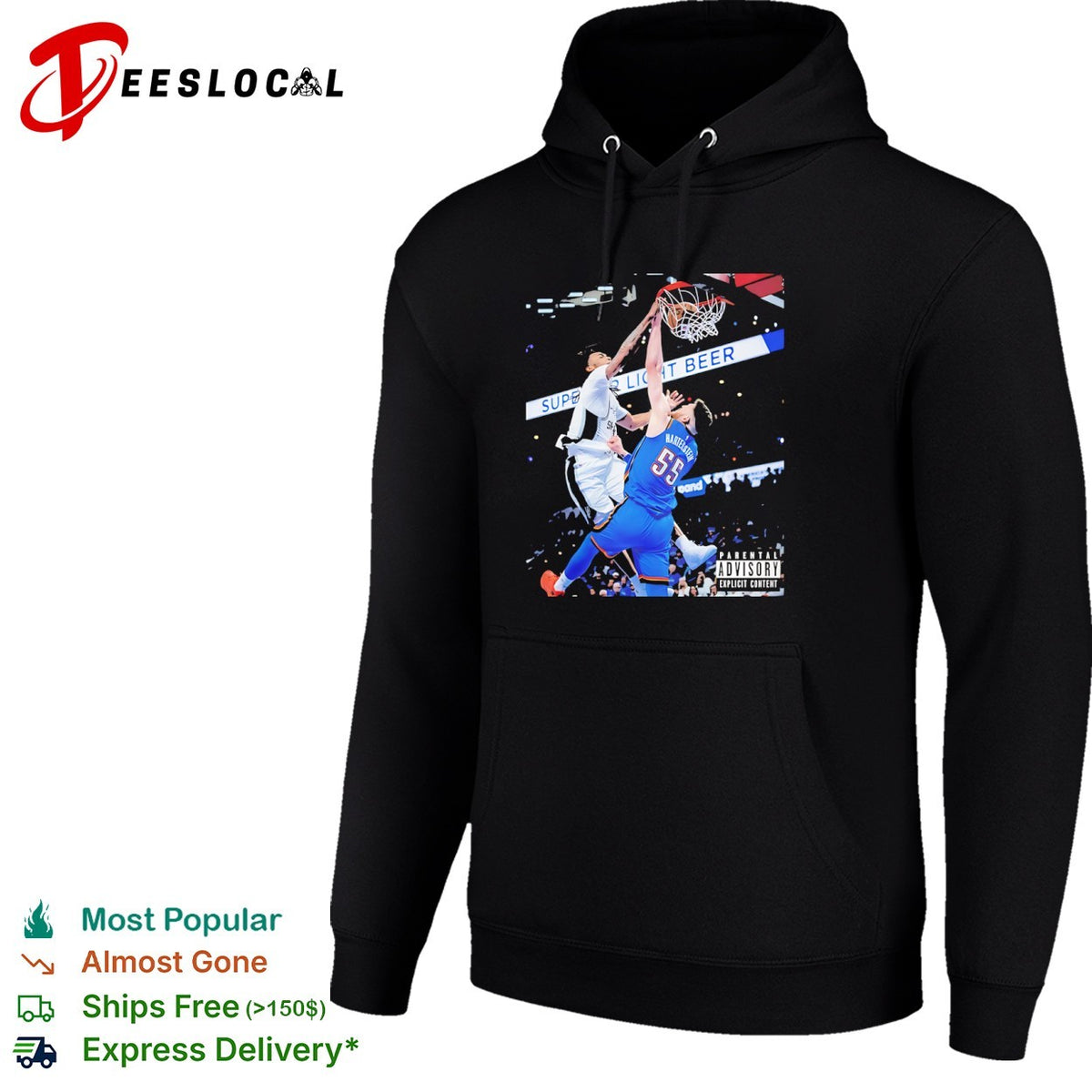 Isaiah Hartenstein Oklahoma City Thunder vs San Antonio Spurs NBA shirt