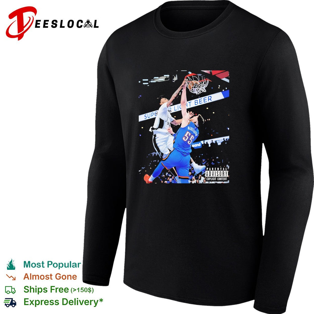 Isaiah Hartenstein Oklahoma City Thunder vs San Antonio Spurs NBA shirt