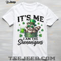 It’s Me I Am The Shenanigans Funny Raccoon St. Patrick’s Day Shirt