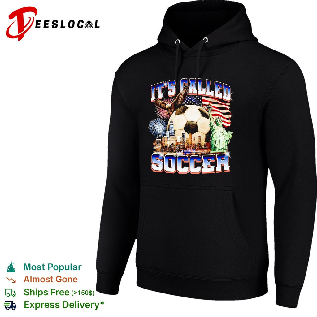 It’s called soccer New York skyline statue of liberty fireworks shirt