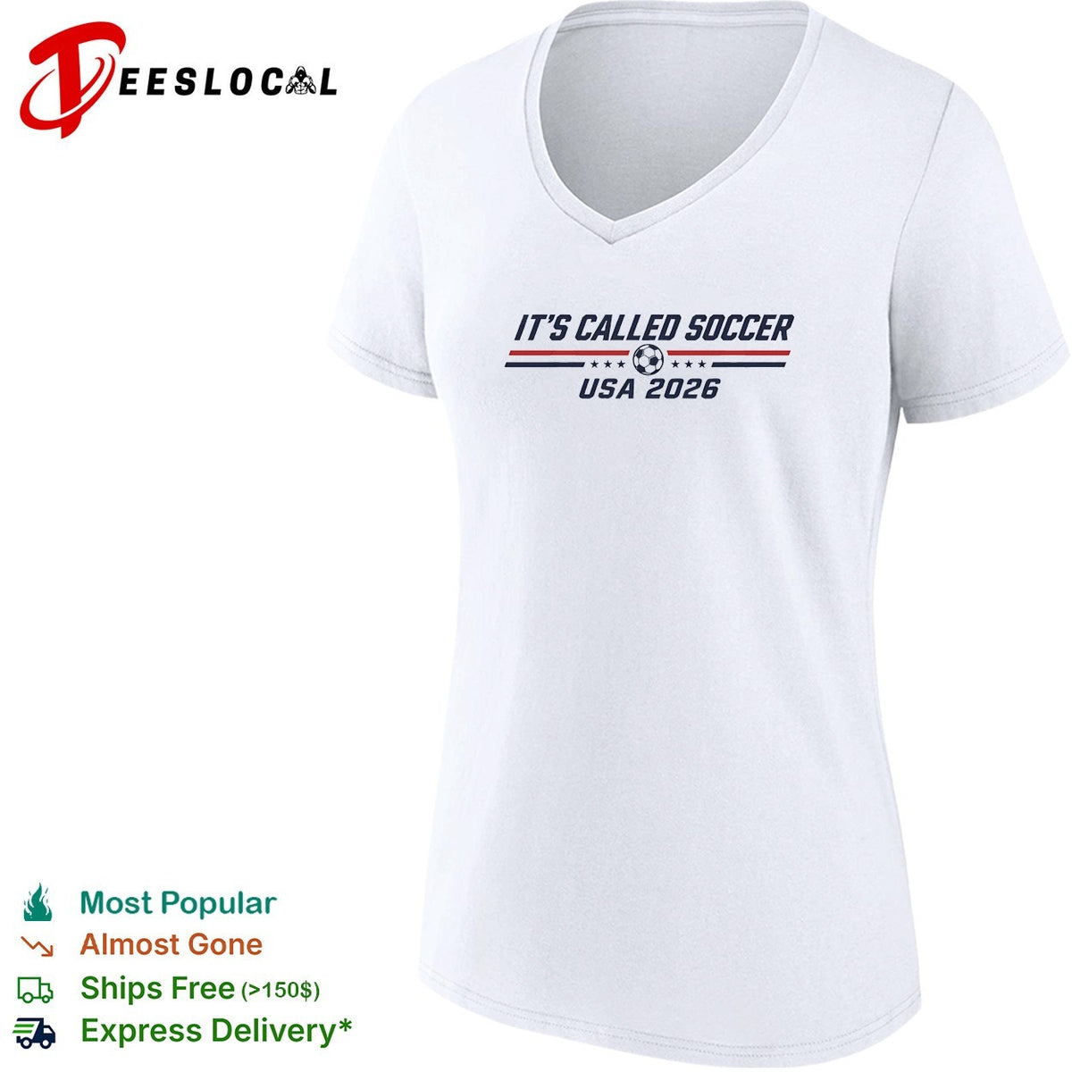 It’s called soccer USA 2026 World Cup typography shirt