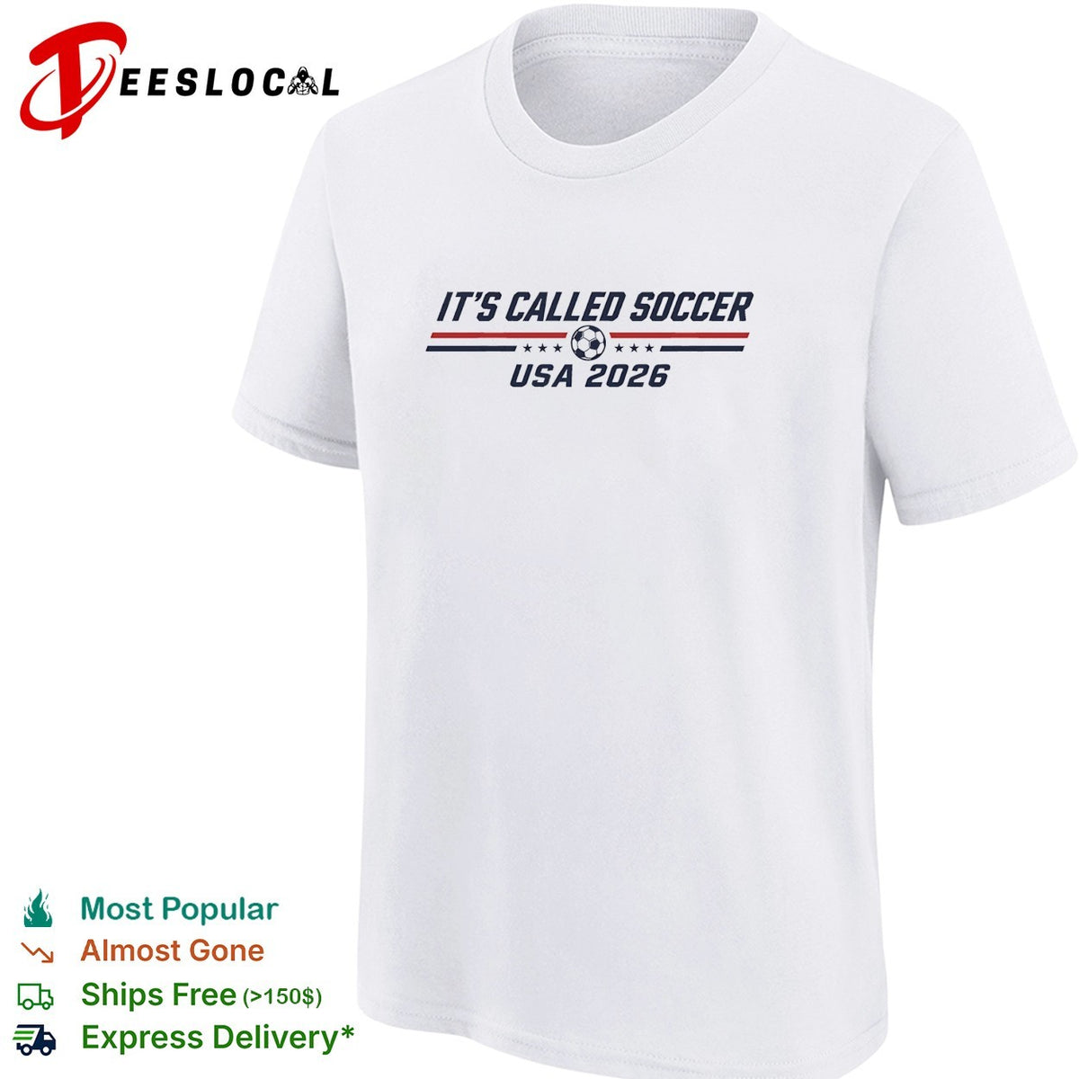 It’s called soccer USA 2026 World Cup typography shirt