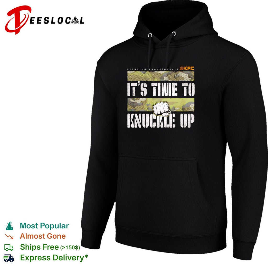 It’s time to knuckle up camouflage fist bare knuckle fighting championship shirt