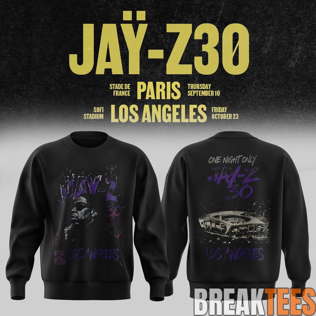 JAŸ-Z 30 Show Los Angeles 2026 Edition Sweatshirt