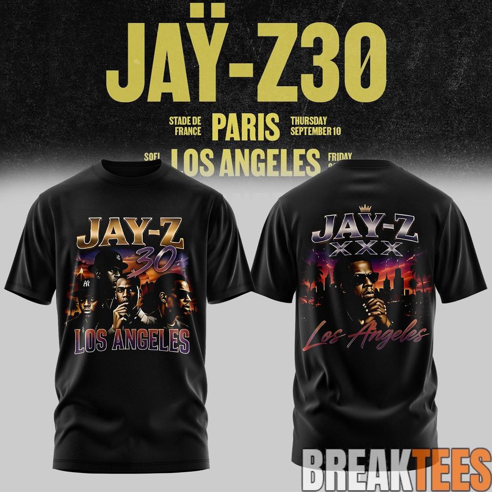 JAŸ-Z 30 Show Los Angeles 2026 Edition Tee