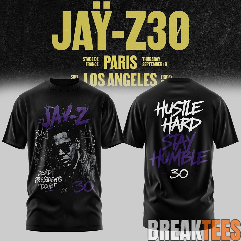 JAŸ-Z 30 Show Los Angeles 2026 Edition Tee