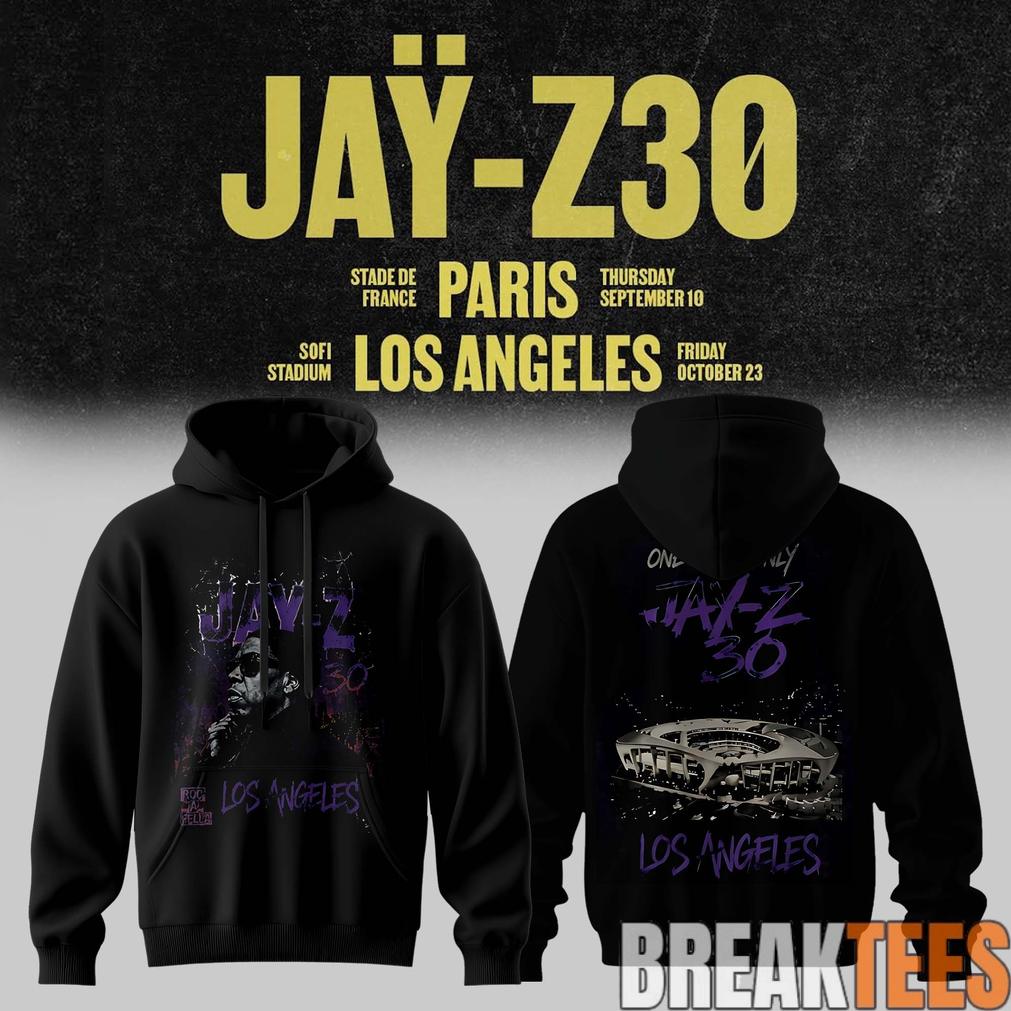 JAŸ-Z 30 Show Paris 2026 Edition Hoodie