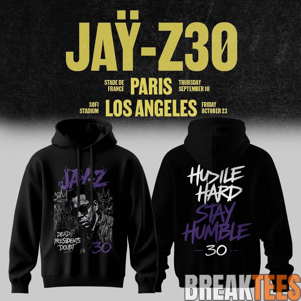 JAŸ-Z 30 Show Paris 2026 Edition Hoodie