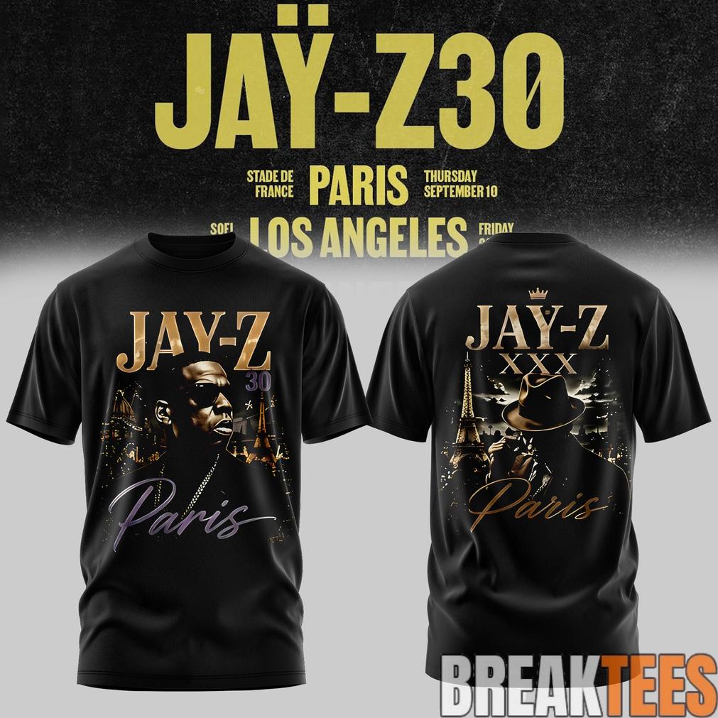 JAŸ-Z 30 Show Paris 2026 Edition Tee