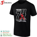 Jaccob Slavin Carolina Hurricanes NHL 74 Signature shirt