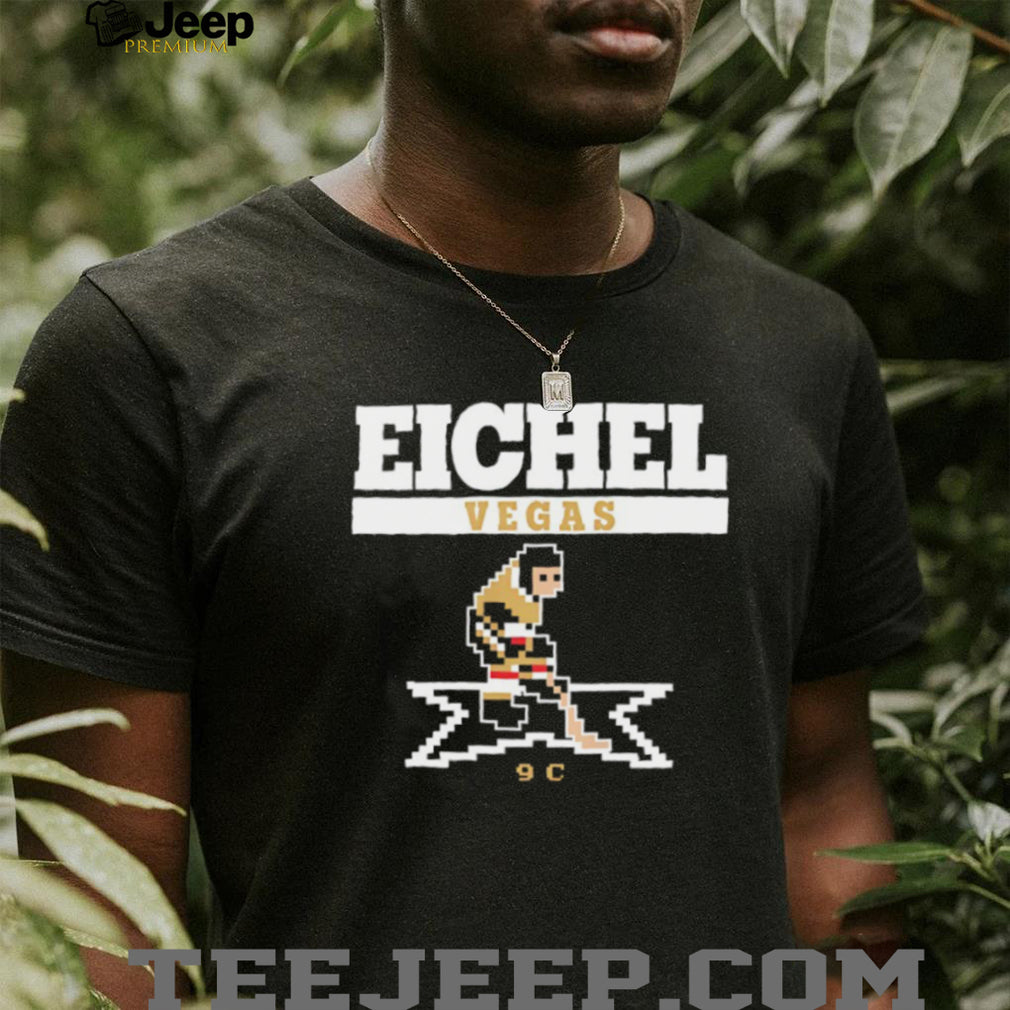 Jack Eichel Vegas Hockey Retro 8 Bit Pixel Art T Shirt