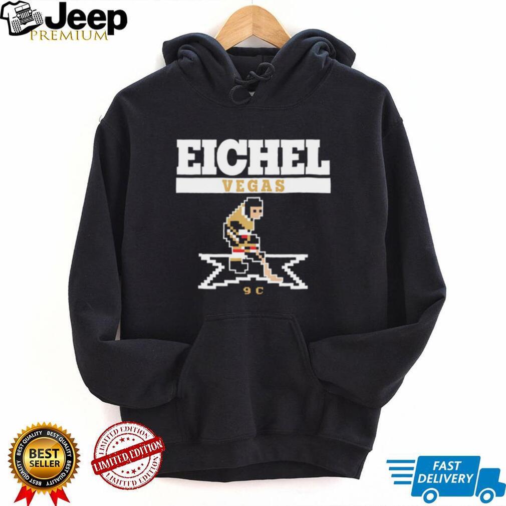 Jack Eichel Vegas Hockey Retro 8 Bit Pixel Art T Shirt