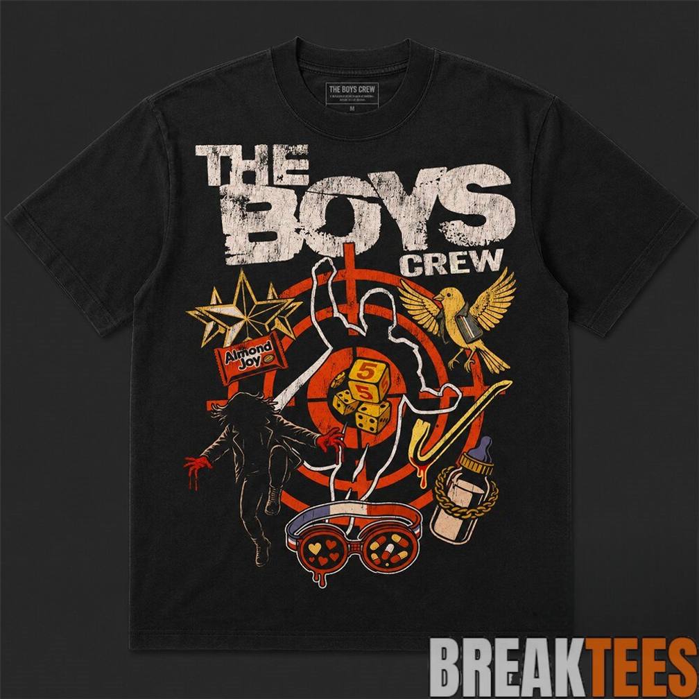 Jack Quaid Hughie Campbell The Boys Crew Shirt