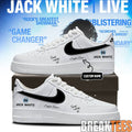 Jack White Live No Name Tour 2026 Custom Air Force 1 Shoes