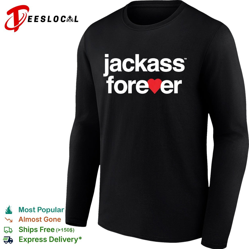 Jackass Forever heart logo shirt