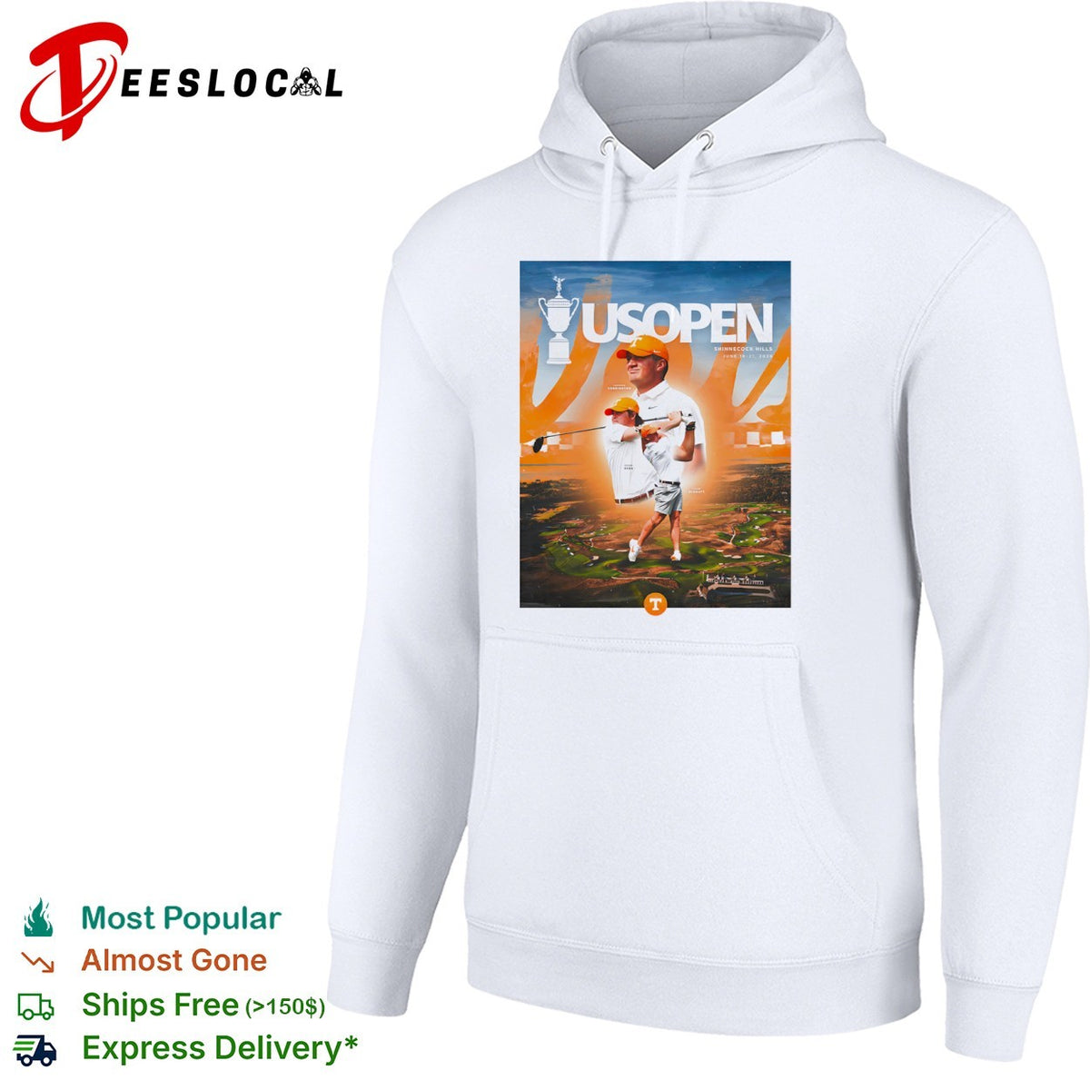 Jackson Herrington Chase Kyes Caleb Surratt Tennessee Volunteers US Open shirt