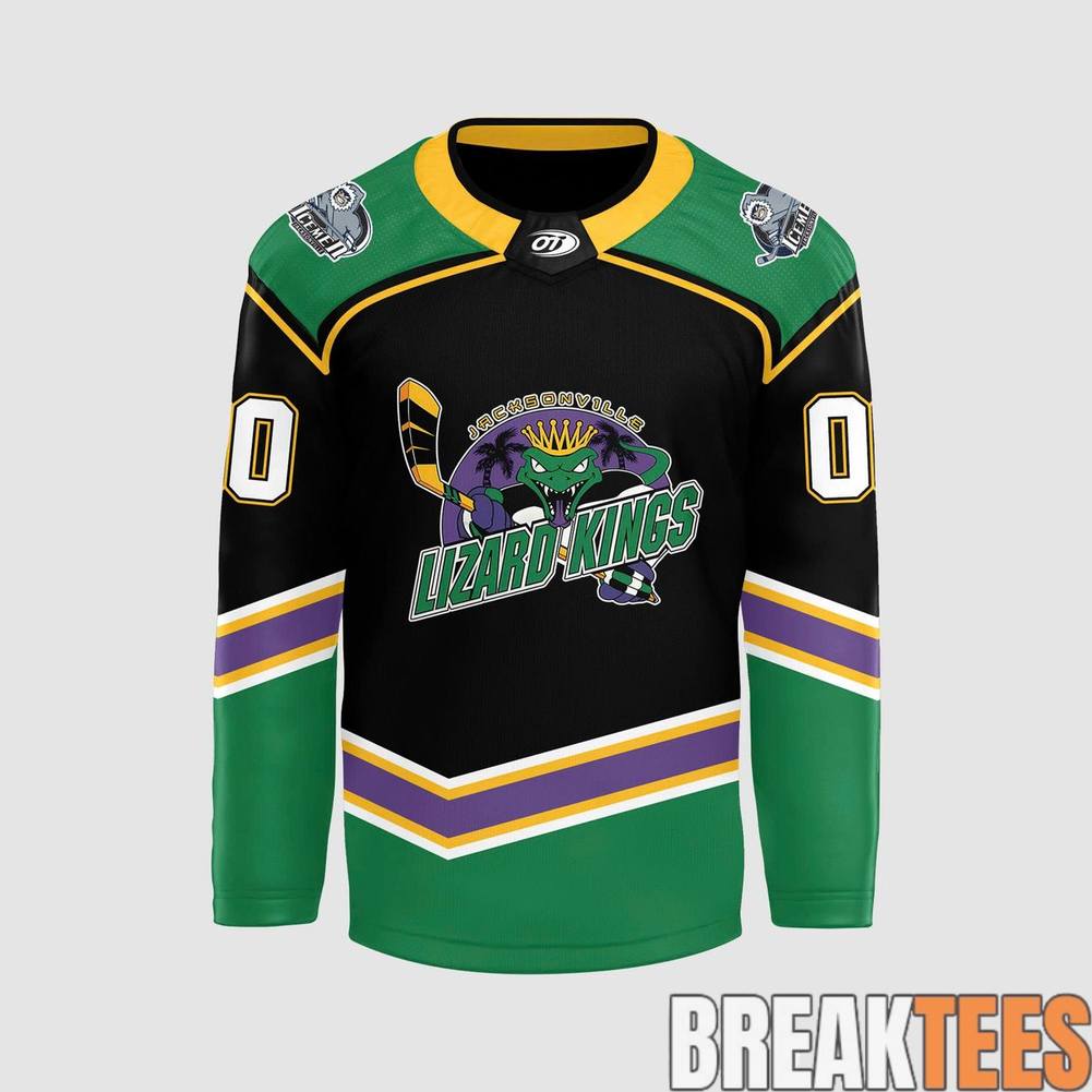 Jacksonville IceMen 2026 Lizard Kings Edition Custom Hockey Jersey