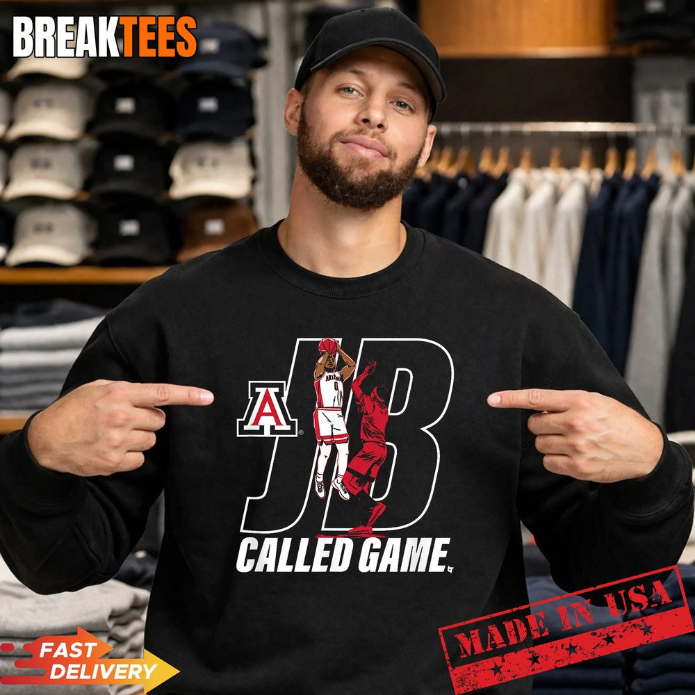Jaden Bradley JB Called Game Arizona Wildcats Basketball T-Shirt