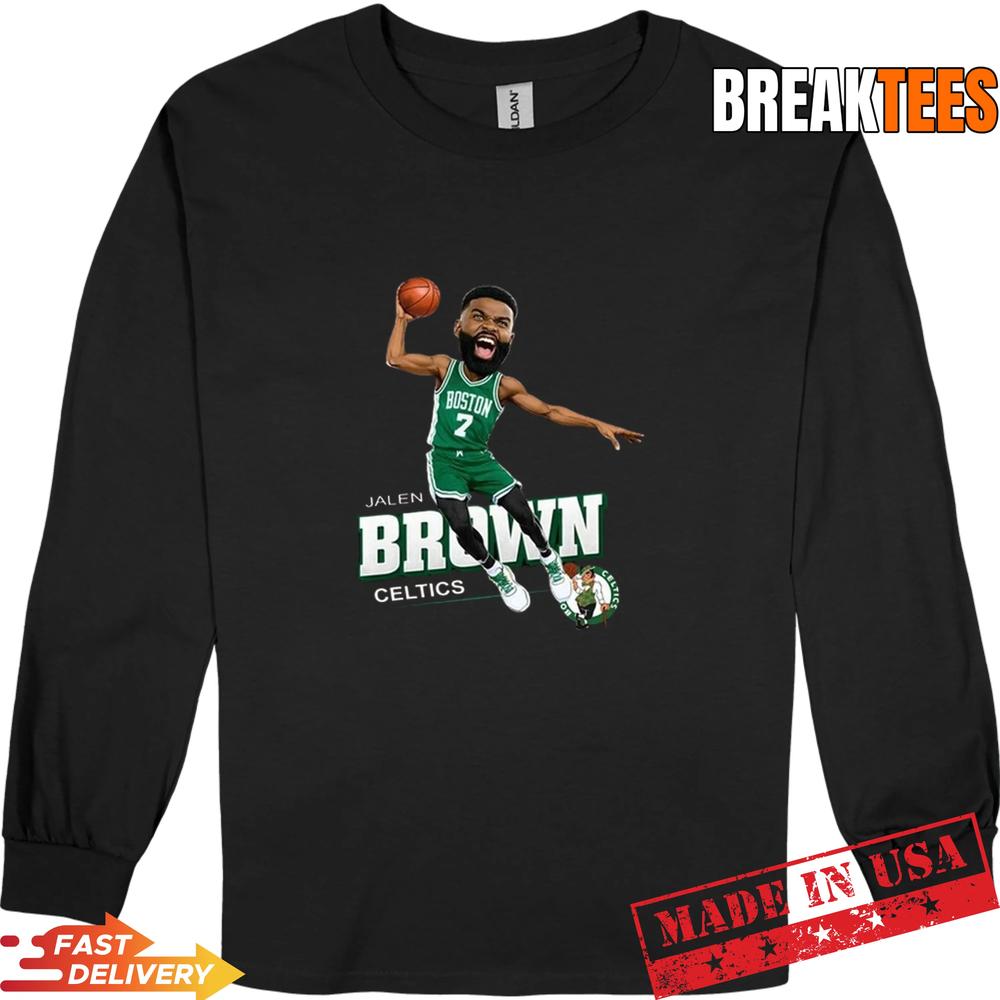 Jalen Brown Boston Caricature Retro T-Shirt