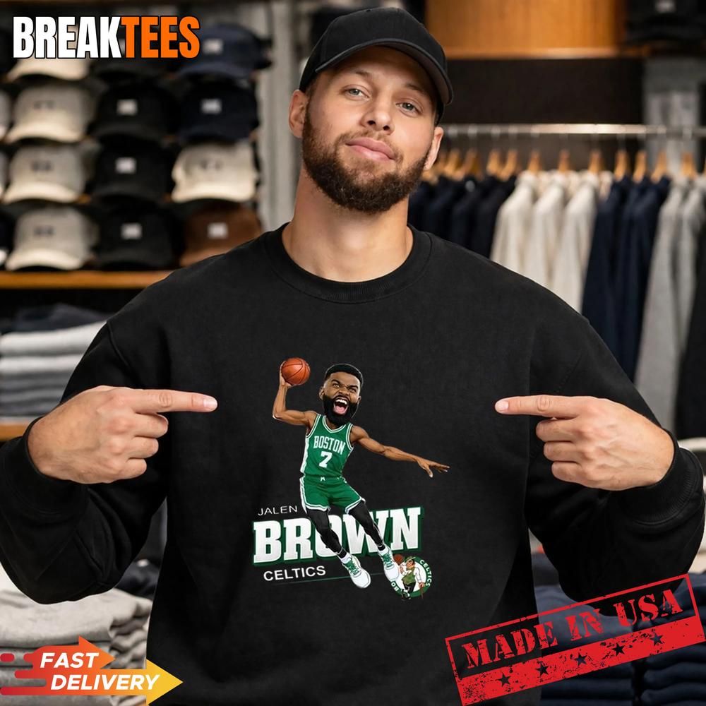 Jalen Brown Boston Caricature Retro T-Shirt