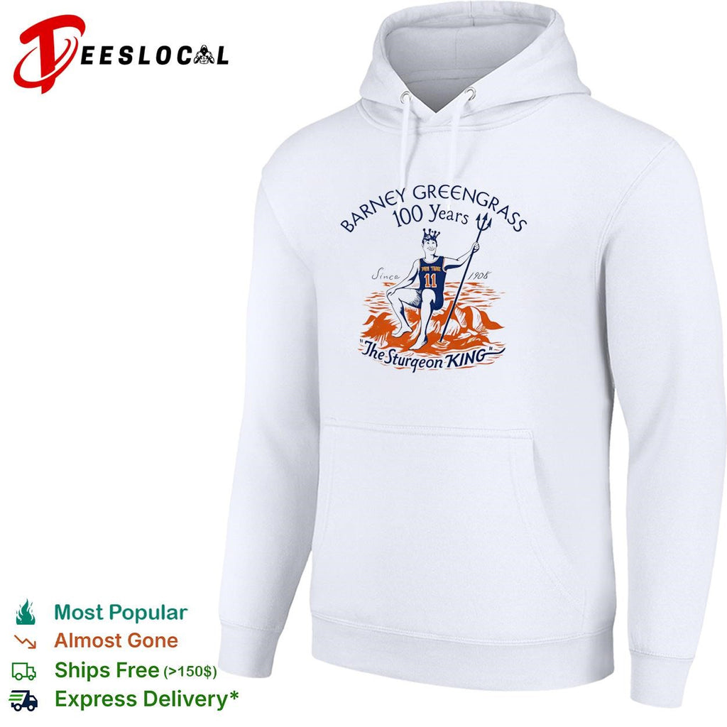 Jalen Brunson Barney The Sturgeon king crown seated rocks trident since 1908 shirt
