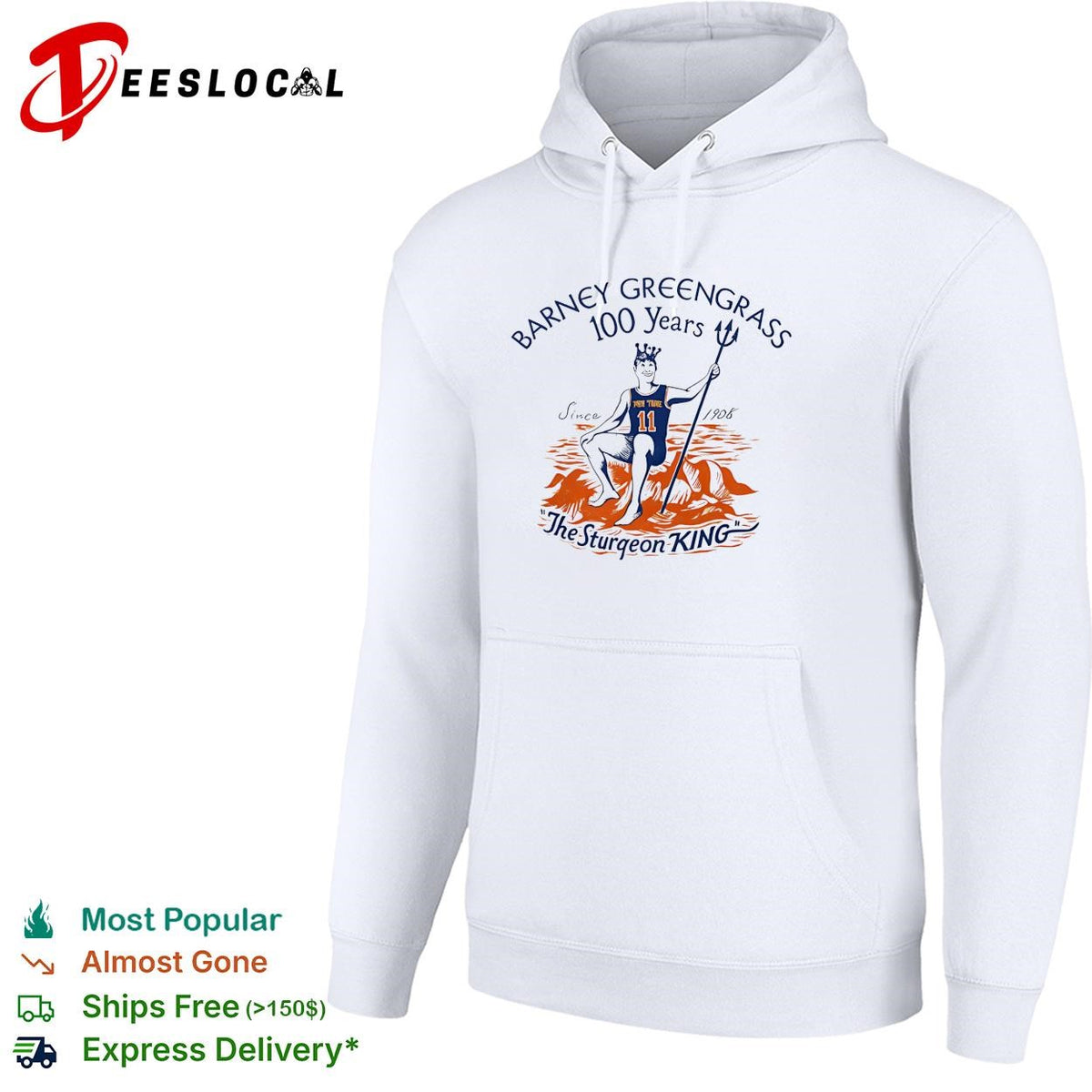 Jalen Brunson Barney The Sturgeon king crown seated rocks trident since 1908 shirt