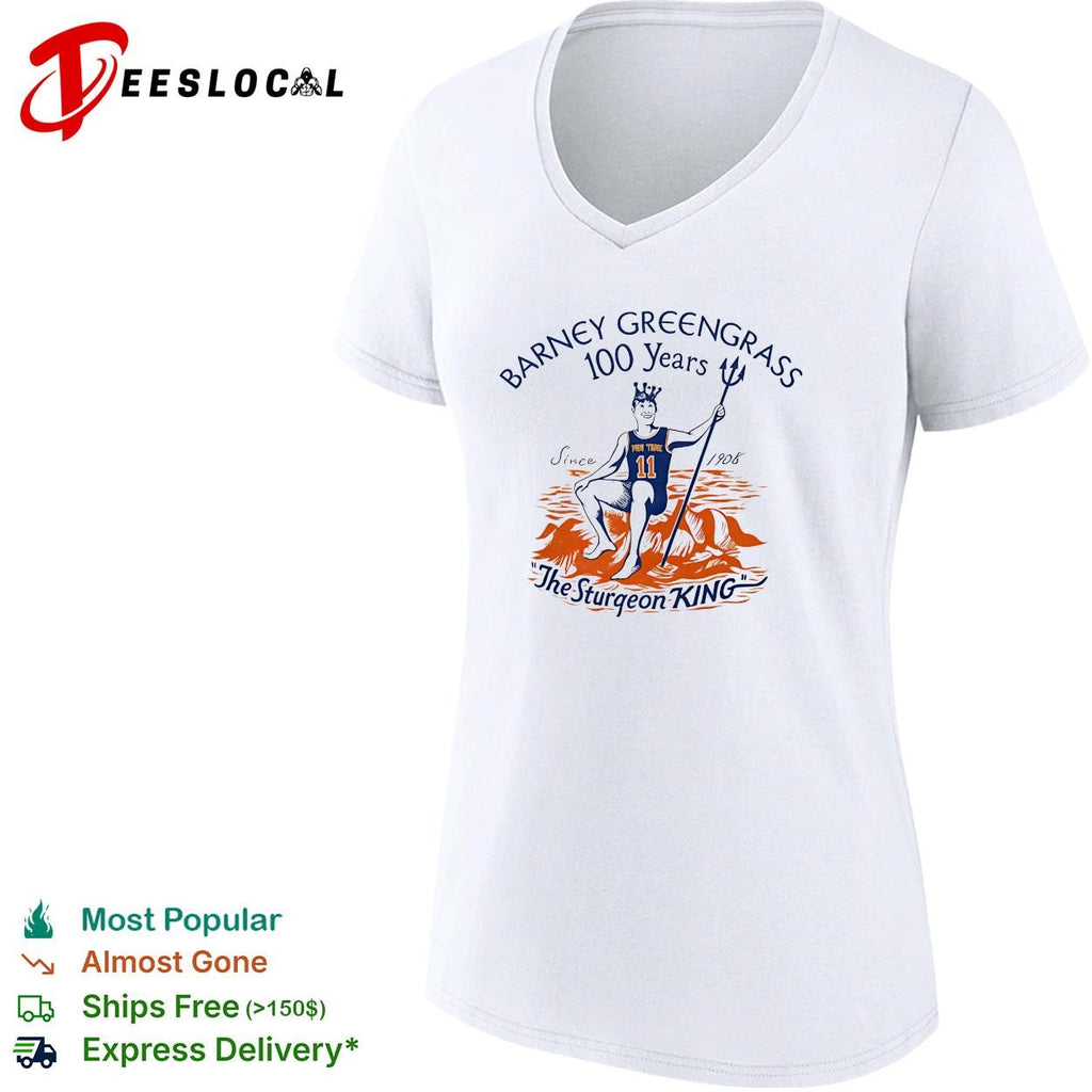 Jalen Brunson Barney The Sturgeon king crown seated rocks trident since 1908 shirt