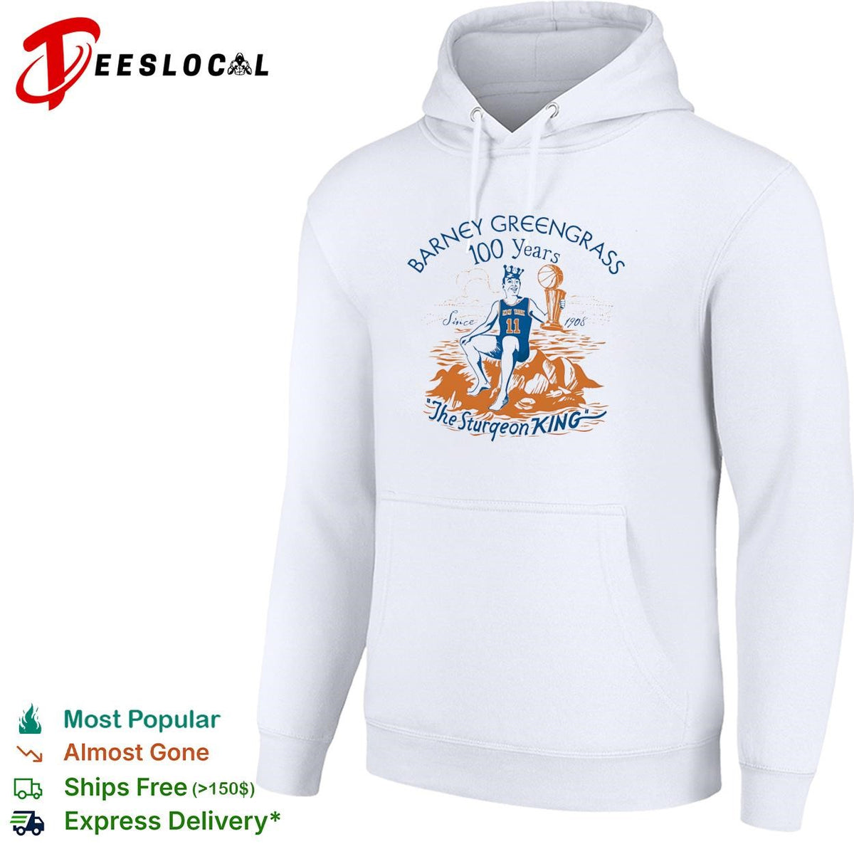 Jalen Brunson Barney The Sturgeon king crown seated rocks trophy since 1908 shirt