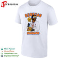 Jalen Brunson Brunson Burner NBA Finals MVP trophy cartoon caricature shirt